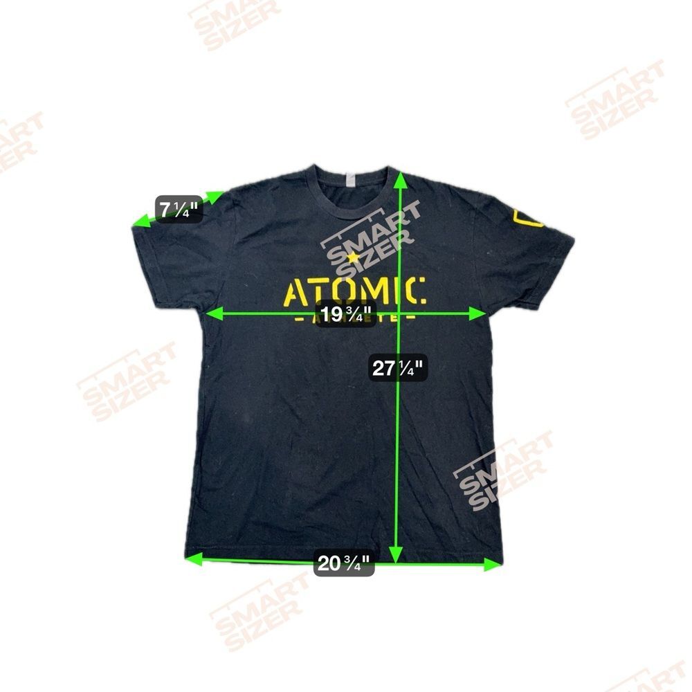 Atomic Athlete Black Yellow Graphic TShirt Suffer in Silence Unisex Size M - Picture 4 of 4